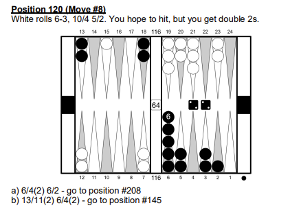 Sample position 120 from Rigged Dice, build the board?